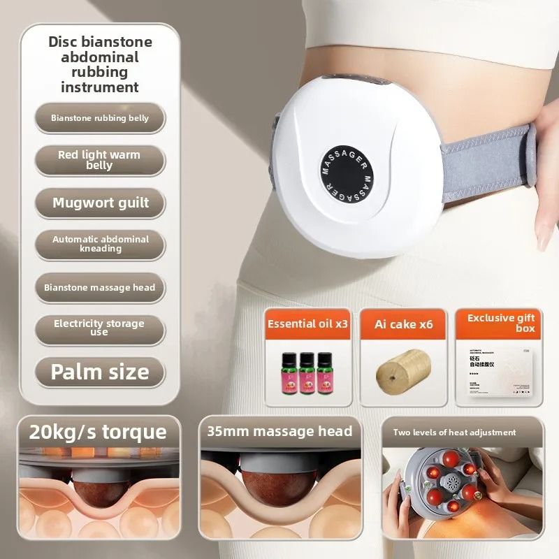 Abdominal Massager Intestinal Peristalsis Tummy Massage Belt With Automatic Vibration 7
