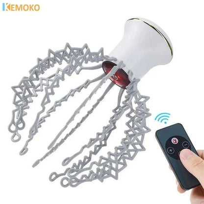 Electric Octopus Claw Scalp Massager Therapeutic Head Scratcher for Stress Relief and Hair Stimulation