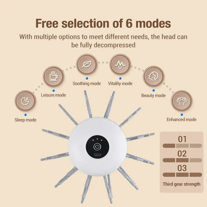 Electric Octopus Claw Scalp Massager Therapeutic Head Scratcher For Stress Relief And Hair Stimulat 4