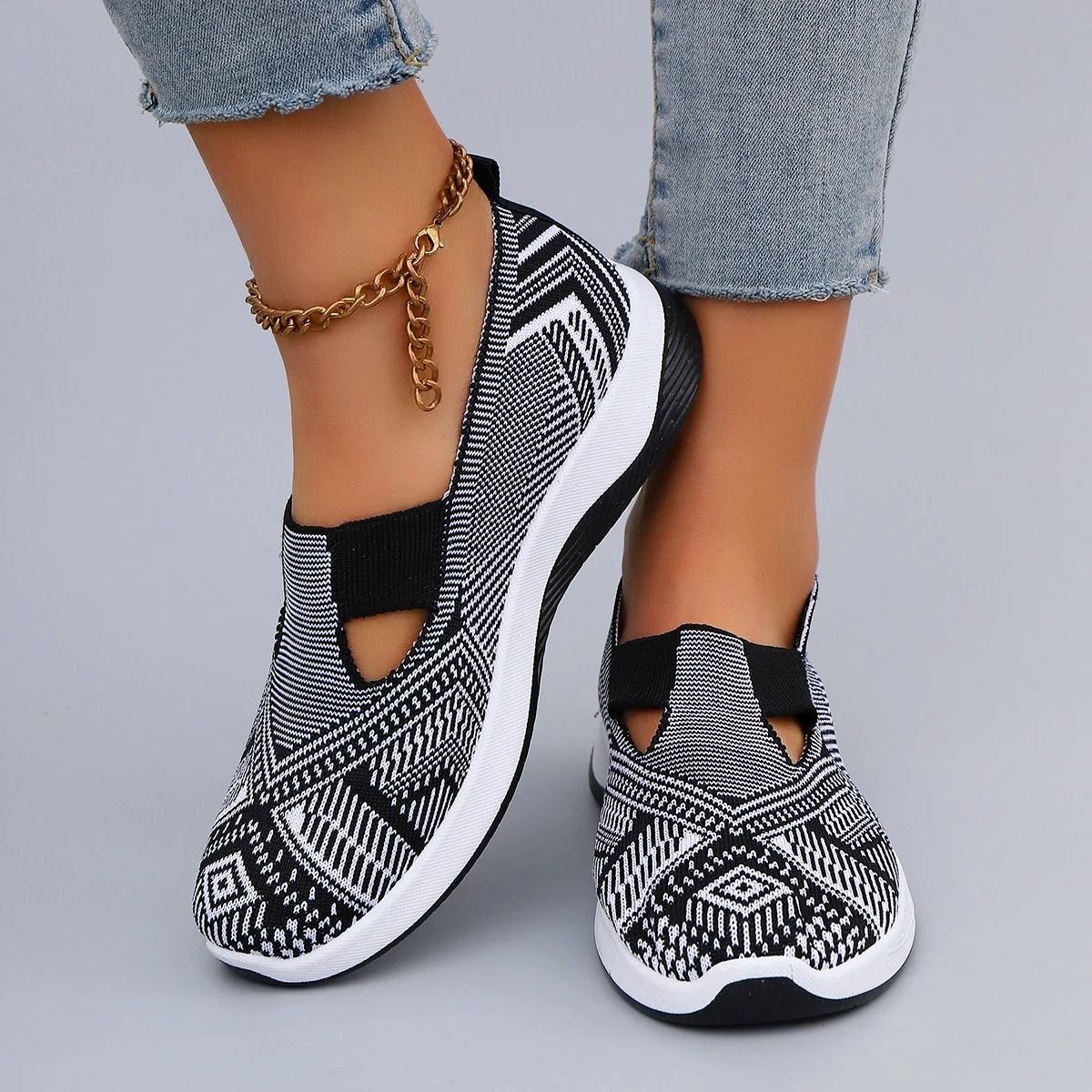Womens Summer Breathable Mesh Casual Sneakers Lightweight Flat Shoes For Everyday Comfort 2