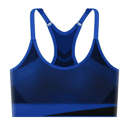 Women Breathable Mesh Shockproof Seamless Sports Bra With Double Layer Padding 8