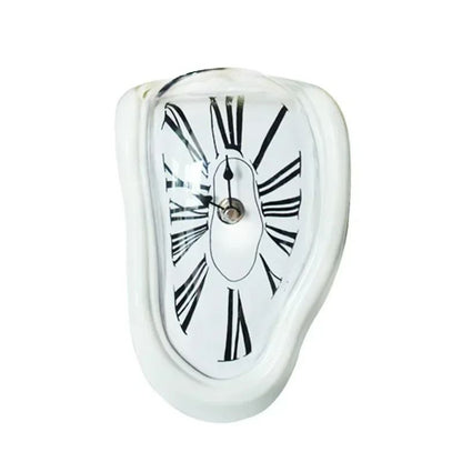 Surreal Melting Distorted Wall Clock In Salvador Dali Style For Home And Garden Decor 7