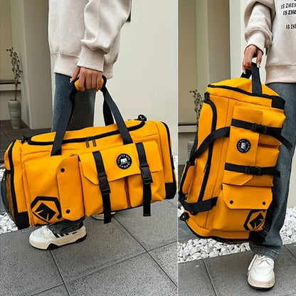 Large Capacity Travel Backpack with Wet and Dry Separation and Shoe Compartment