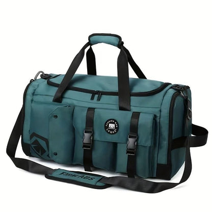 Large Capacity Travel Backpack With Wet And Dry Separation And Shoe Compartment 7