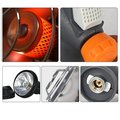 Portable Mini Gas Heater For Camping Hiking Tent Survival 5