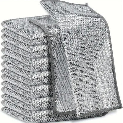Double Sided Metal Steel Wire Dishcloth For Kitchen Cleaning Pots Pans And Dishes 1