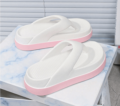 Elevated Comfort Platform Sandals Casual Outdoor Flip Flops Non Slip Trendy 1