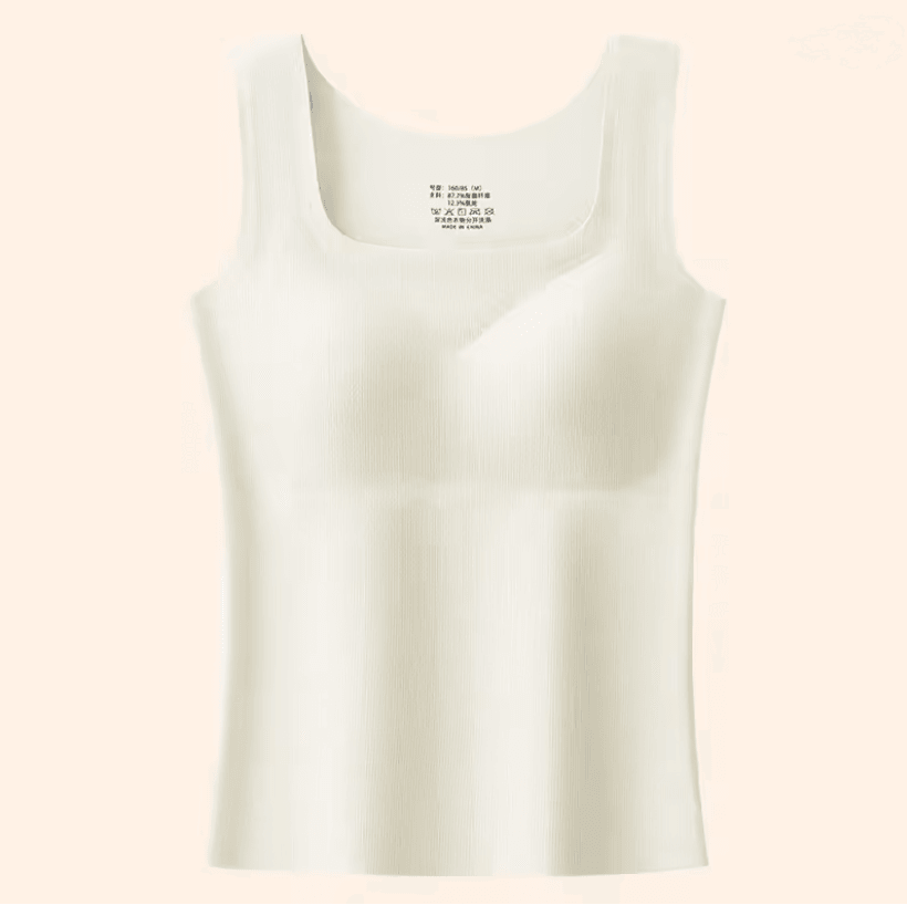 Velvet Thermal Tank With Builtin Chest Pad 3