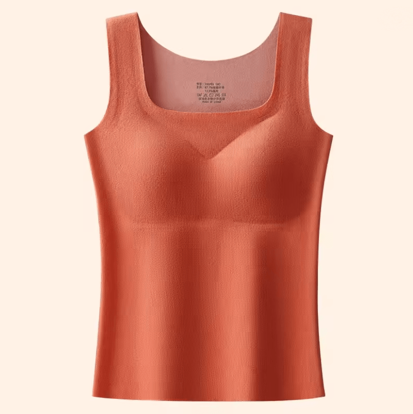 Velvet Thermal Tank With Builtin Chest Pad 5