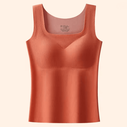 Velvet Thermal Tank With Builtin Chest Pad 5