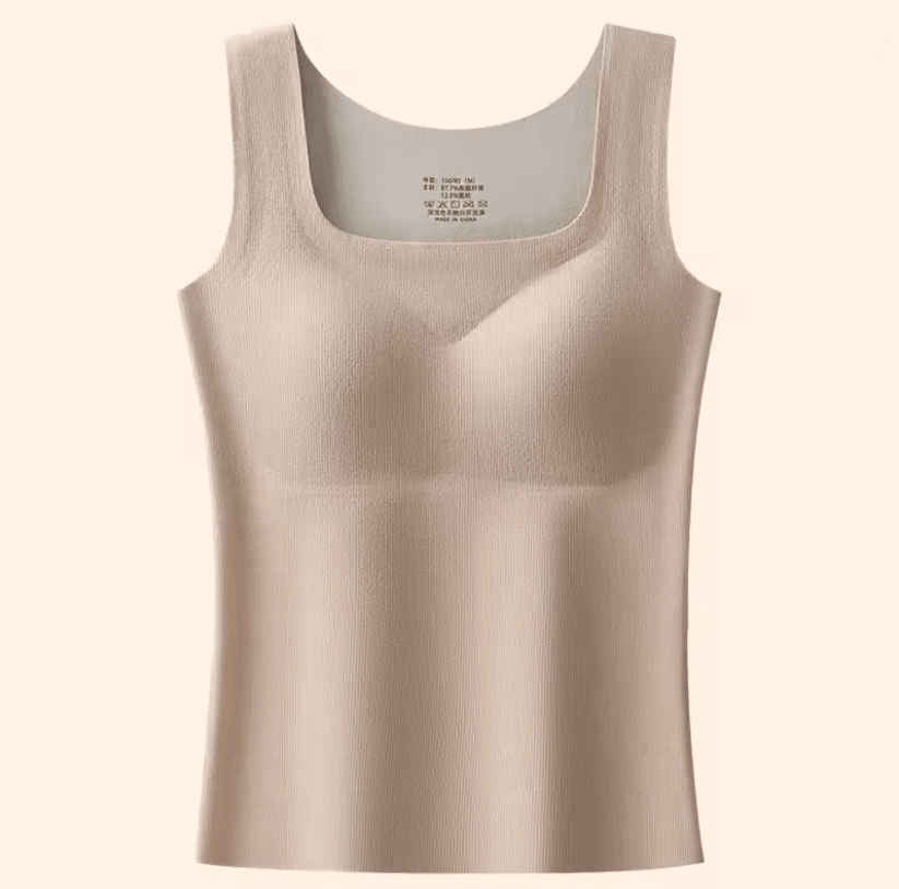 Velvet Thermal Tank With Builtin Chest Pad 6