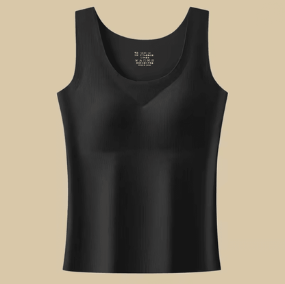 Velvet Thermal Tank With Builtin Chest Pad 8