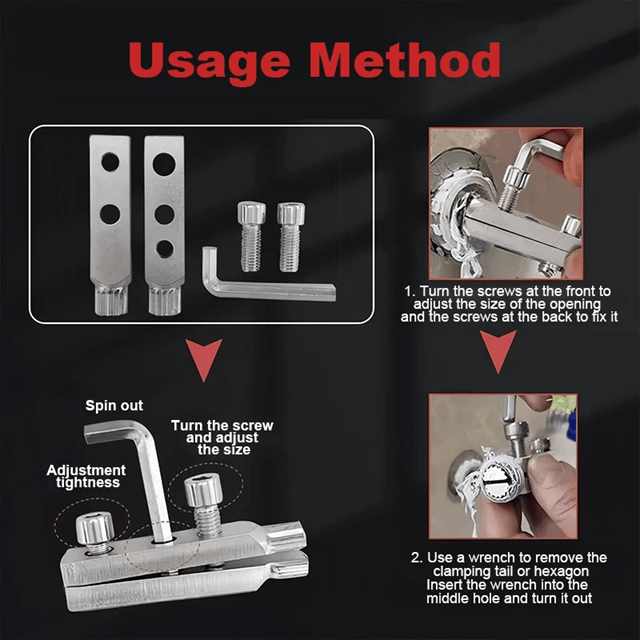 Precision Broken Thread Extractor Tool Set 3