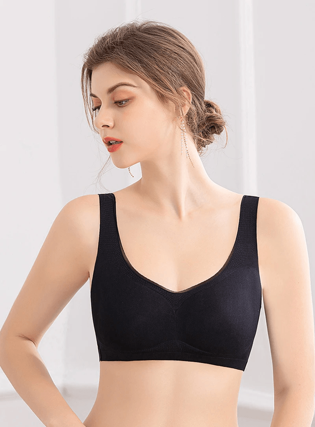 Plus Size Seamless Push Up Bralette With Pads 2