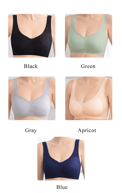 Plus Size Seamless Push Up Bralette With Pads 3