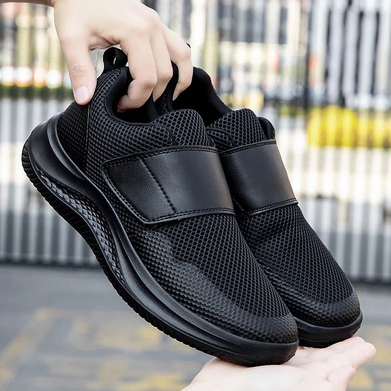 Men Orthopedic Wide Fit Walking Shoes for Swollen Feet Diabetic Comfort Adjustable Casual Big Size