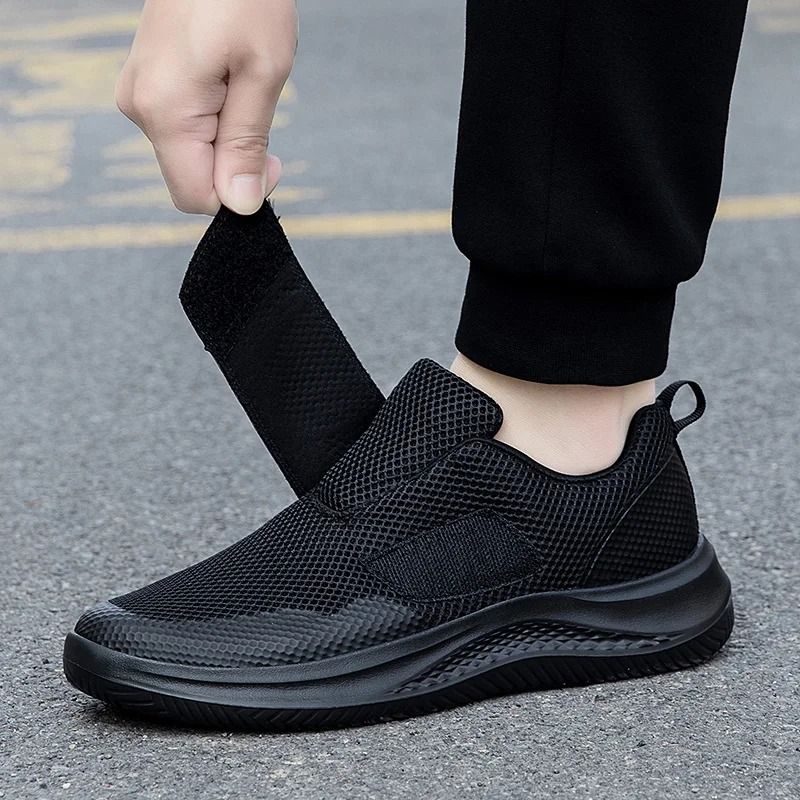 Men Orthopedic Wide Fit Walking Shoes For Swollen Feet Diabetic Comfort Adjustable Casual Big Size 1