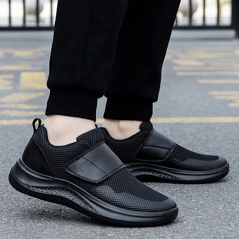 Men Orthopedic Wide Fit Walking Shoes For Swollen Feet Diabetic Comfort Adjustable Casual Big Size 3