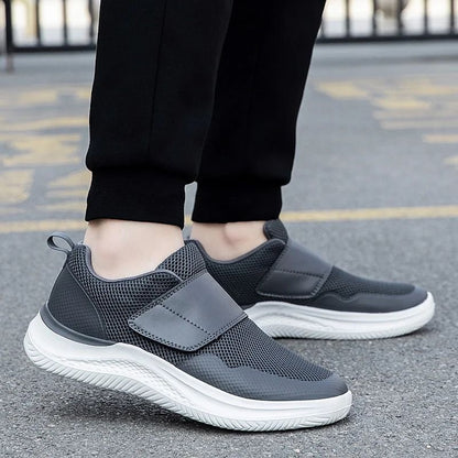 Men Orthopedic Wide Fit Walking Shoes For Swollen Feet Diabetic Comfort Adjustable Casual Big Size 4