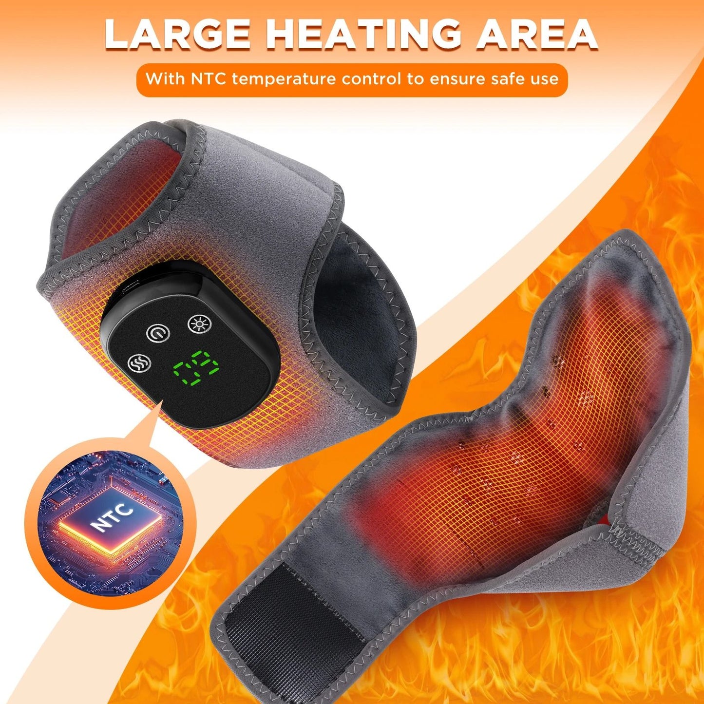Electric Foot And Hand Massager With Vibration And Heat Therapy 3