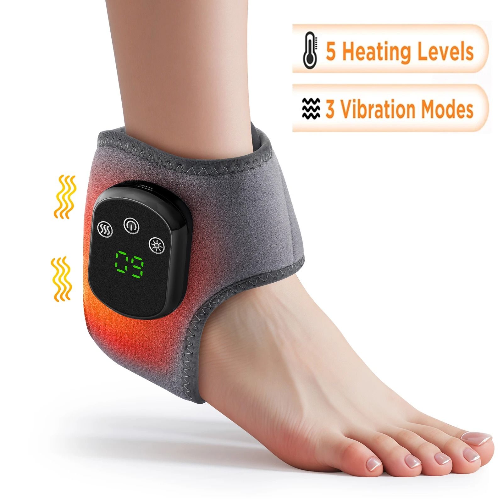 Electric Foot And Hand Massager With Vibration And Heat Therapy 7