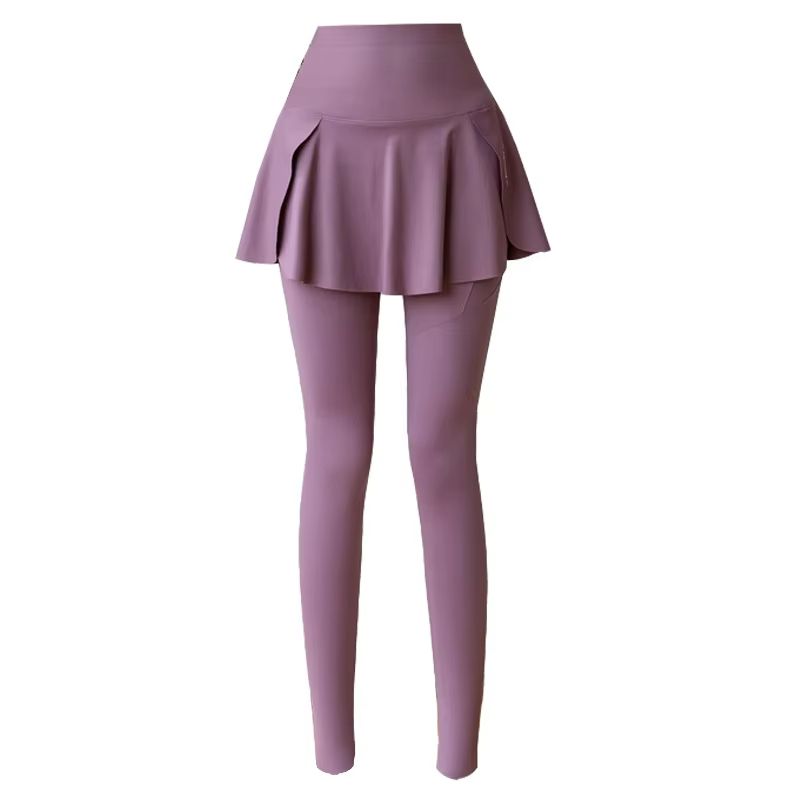 ElevateFit Fake TwoPiece High Waist Yoga Pants With Pocket 5