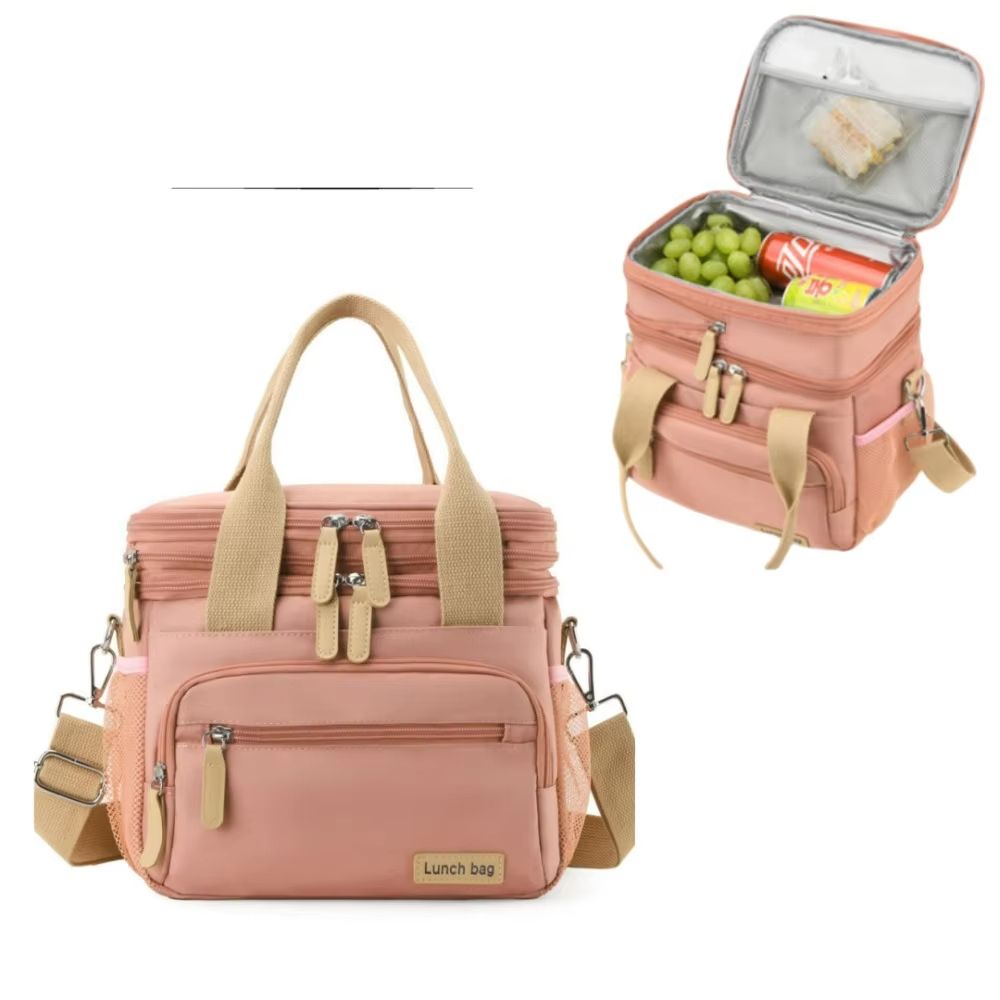 UrbanChic Insulated Lunch Bag – Dual Compartment 15 L Cooler for Women