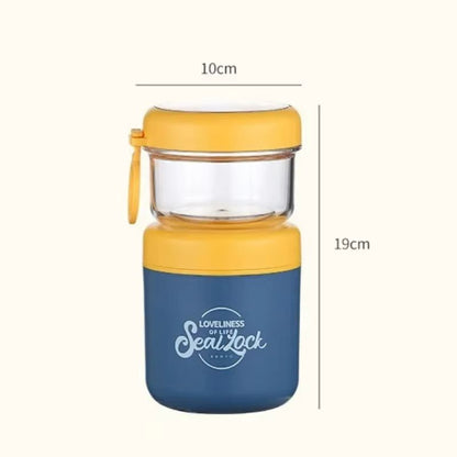 HeatLock DoubleLayer Insulated Soup  Salad Cup  Portable Stainless Steel Bowl 5