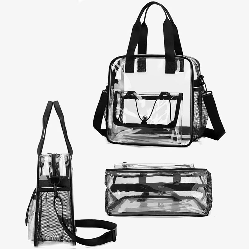 ShoreView Waterproof Clear Beach Tote  PVC Transparent Tote With Touchscreen Window 4
