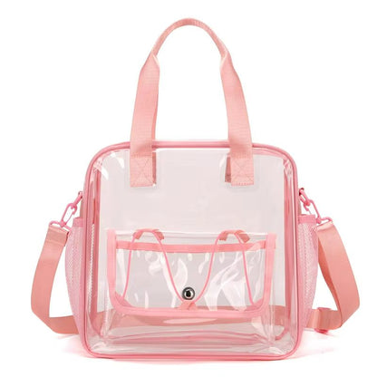ShoreView Waterproof Clear Beach Tote  PVC Transparent Tote With Touchscreen Window 6