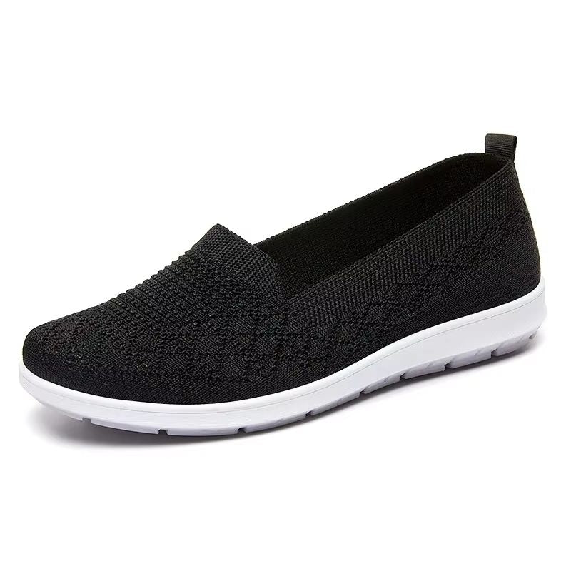 AirEase Knitted SlipOn Flats  Breathable Comfortable Mom Shoes 7