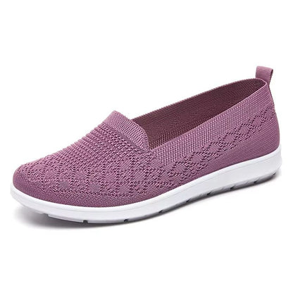 AirEase Knitted SlipOn Flats  Breathable Comfortable Mom Shoes 8