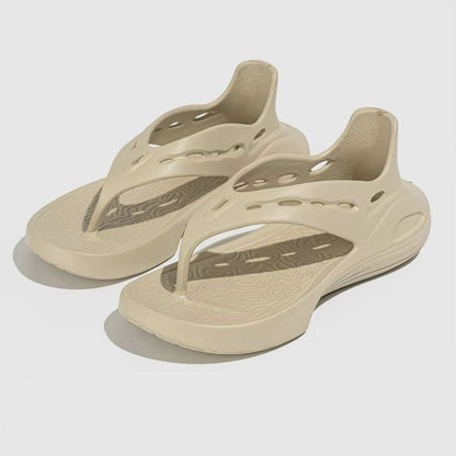 SkyBreeze Lightweight Platform Flip Flops  Breathable Summer Slip On Sandals 10