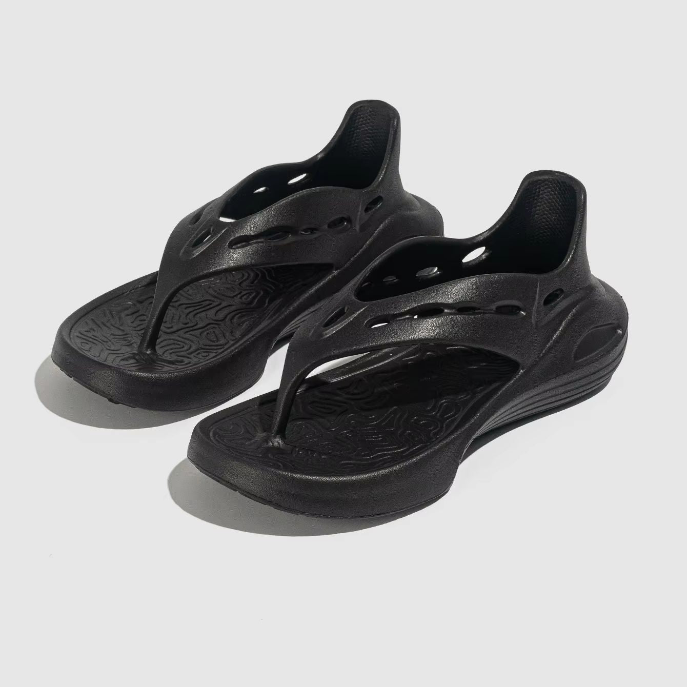 SkyBreeze Lightweight Platform Flip Flops  Breathable Summer Slip On Sandals 6