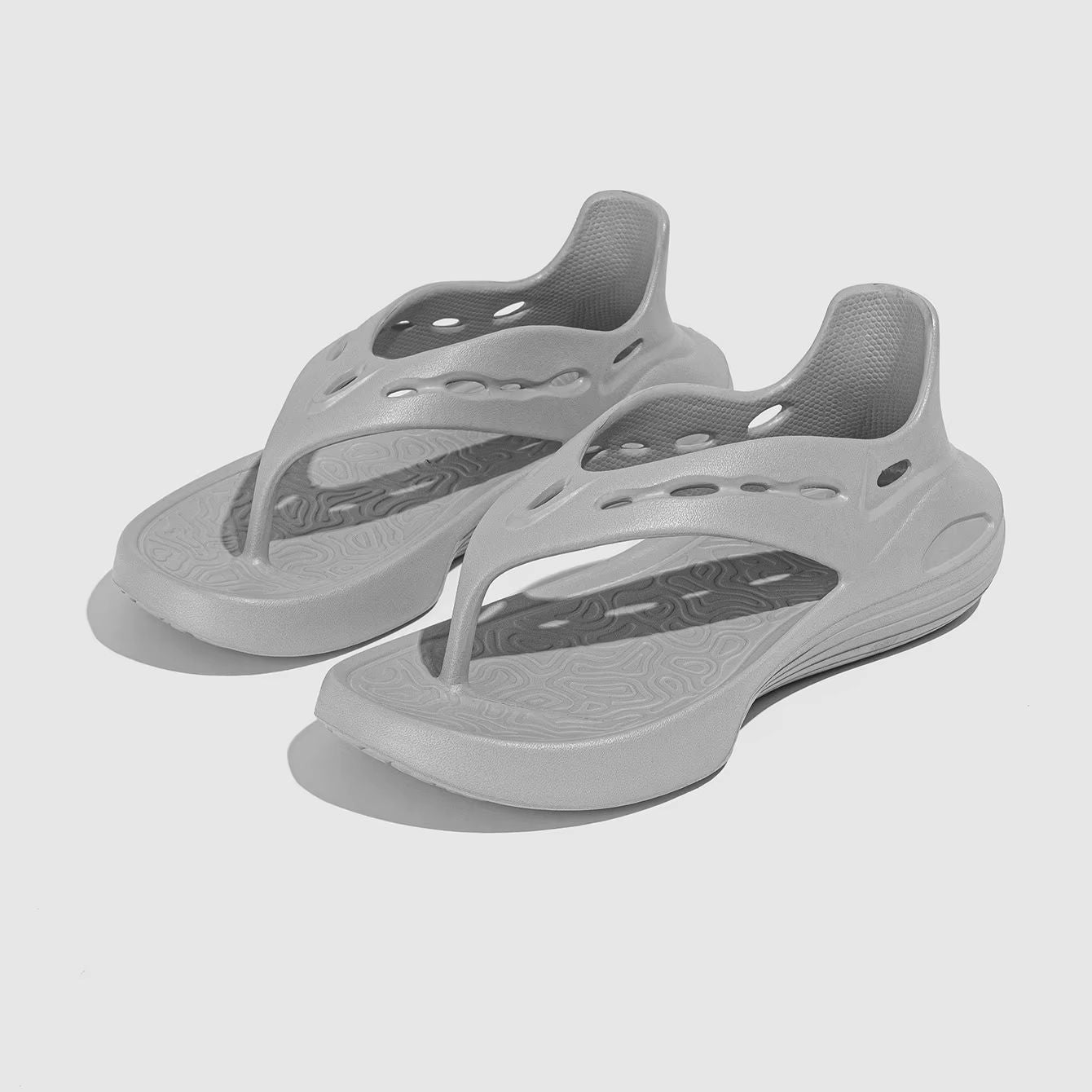 SkyBreeze Lightweight Platform Flip Flops  Breathable Summer Slip On Sandals 7