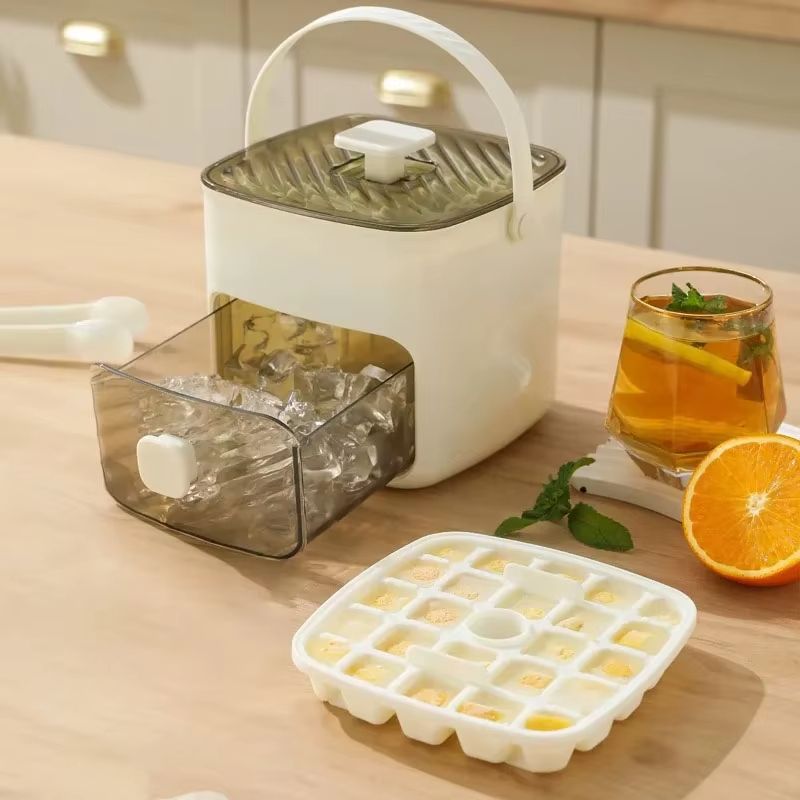 48 Grid Ice Cube Tray Reusable Refrigerator Ice Maker EasyRelease Mold 2