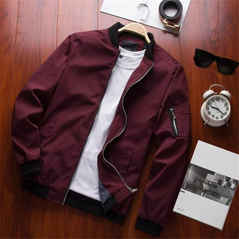 AeroGlide Lightweight Bomber Jacket  Slim Fit Windbreaker For Men 10