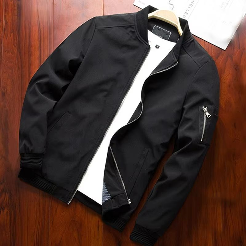 AeroGlide Lightweight Bomber Jacket  Slim Fit Windbreaker For Men 1