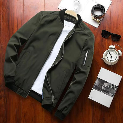 AeroGlide Lightweight Bomber Jacket  Slim Fit Windbreaker For Men 6