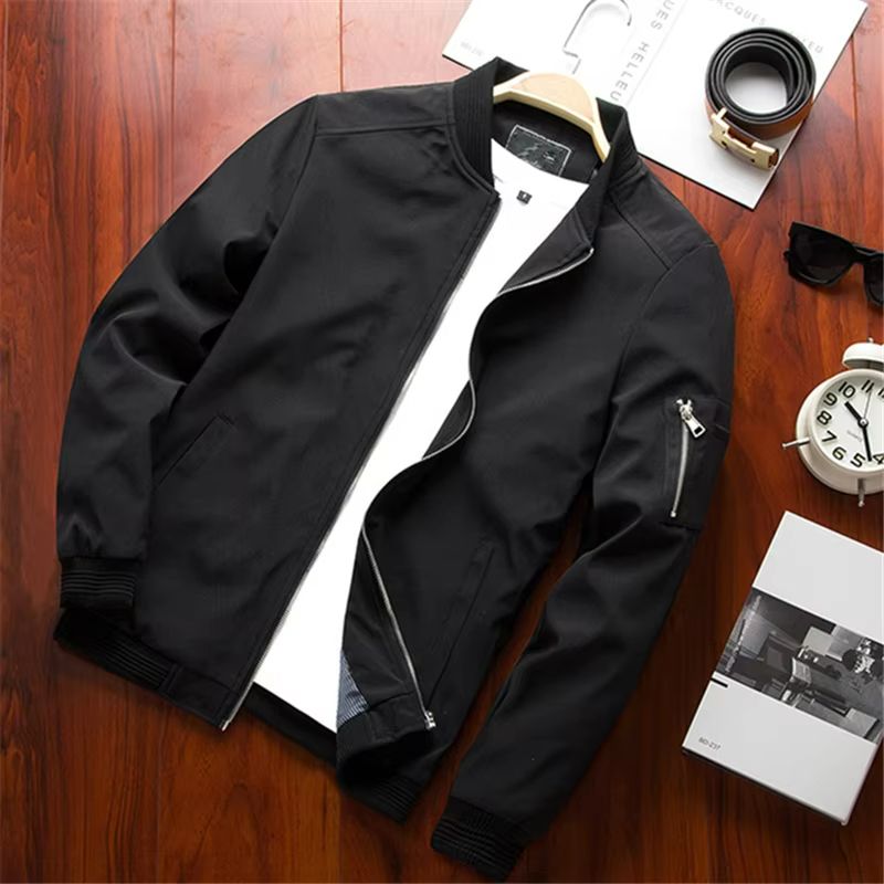 AeroGlide Lightweight Bomber Jacket  Slim Fit Windbreaker For Men 7
