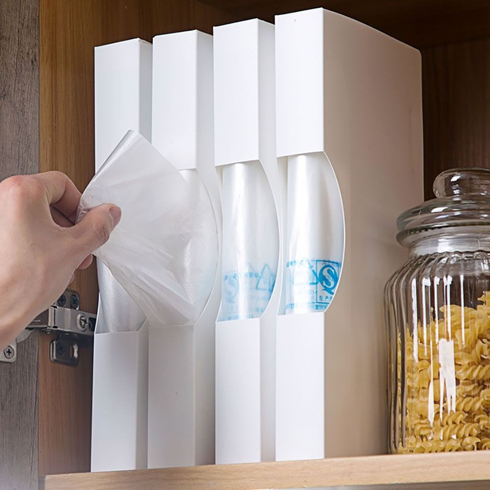 High Quality Bag Storage Box, Multifunctional Plastic Gloves Container Wall-Mounted Bag Dispenser for Disposable Gloves