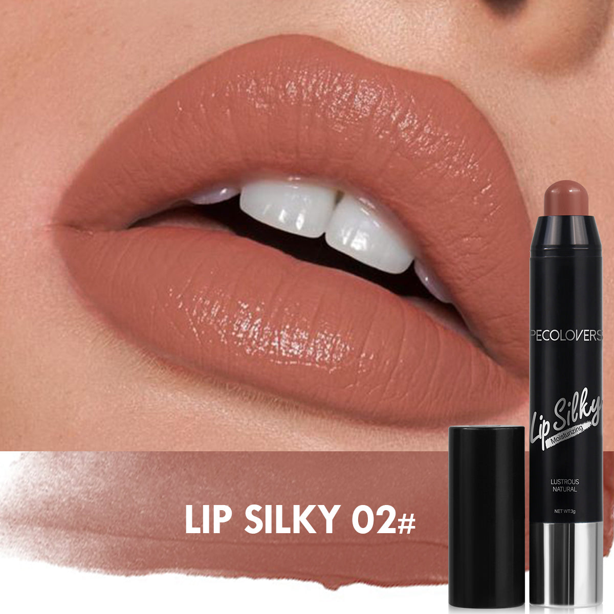 Matte Lipstick Pencil, Waterproof Long Lasting Lip Stain, Non Stick Cup Nude Tint, Cosmetic Lipstick Pen Makeup
