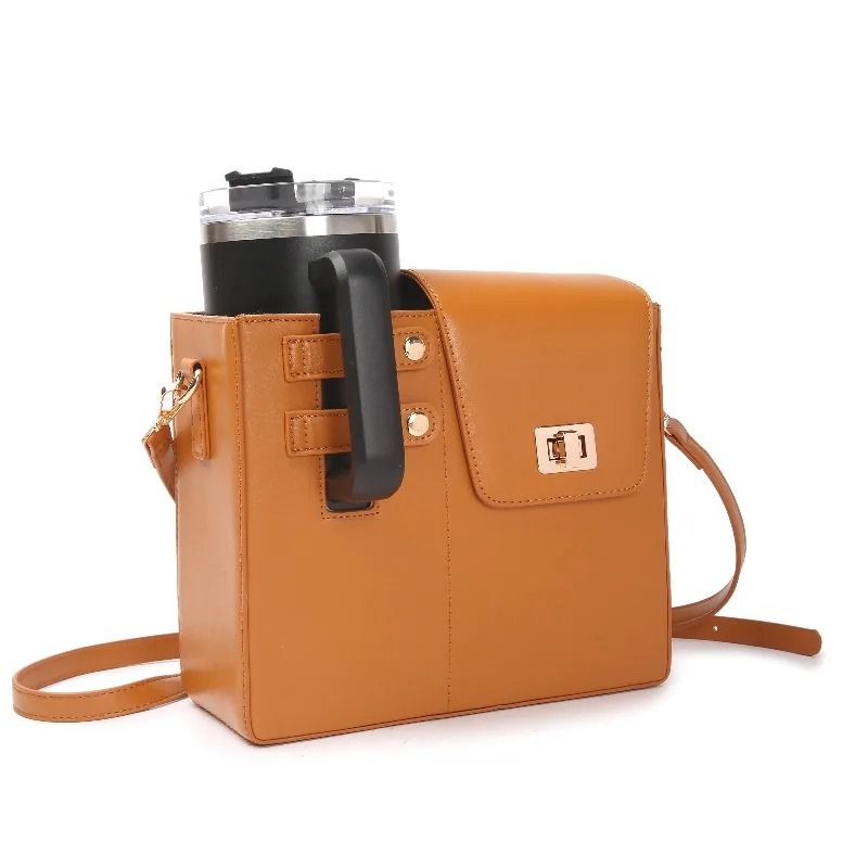 Outdoor Water Bottle Bag Protecting Case Strap Style Storage Organizer For Tumbler Coffee Cup Sleev 9