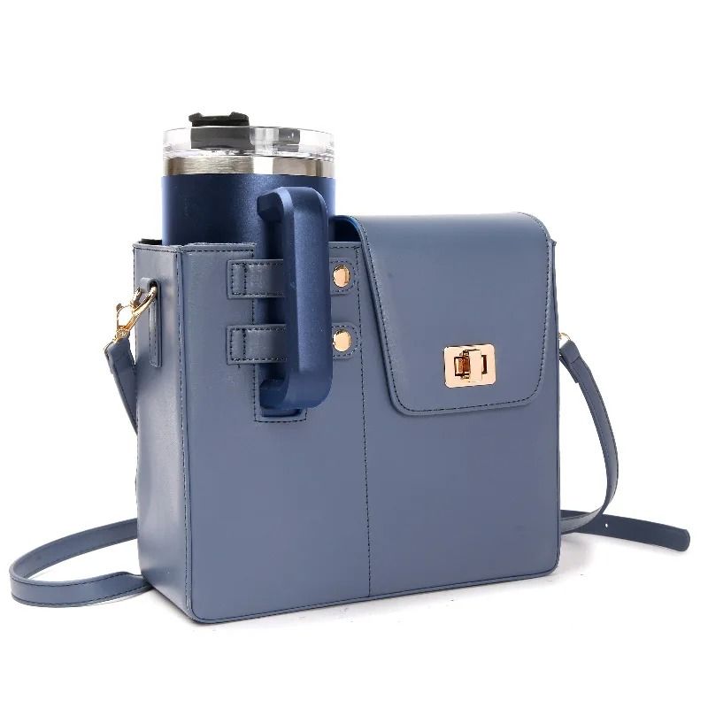 Outdoor Water Bottle Bag Protecting Case Strap Style Storage Organizer For Tumbler Coffee Cup Sleev 12