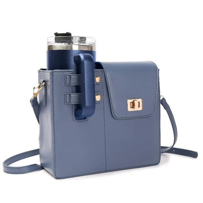 Outdoor Water Bottle Bag Protecting Case Strap Style Storage Organizer For Tumbler Coffee Cup Sleev 12