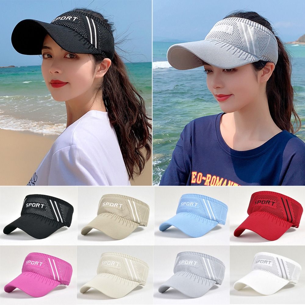Breathable Women Hats Sunscreen Baseball Cap, Outdoor Sport Leisure Sun Protection, Sunshade Ponytail Hat