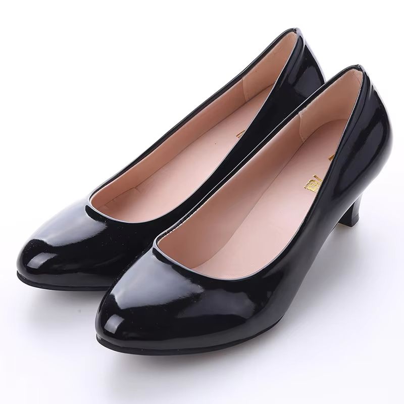 SilkStride Nude Mid Heel Pumps  Comfortable Office And Wedding Guest Heels 8