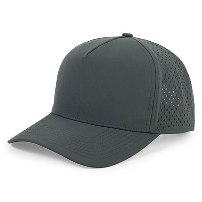 5 Panel Mesh Baseball Cap for Men Women with Custom Logo, High Quality Summer Sun Protection Visor Cap Black Navy