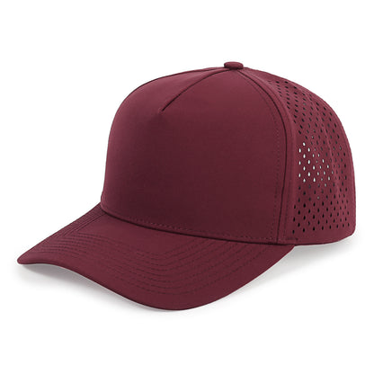 5 Panel Mesh Baseball Cap for Men Women with Custom Logo, High Quality Summer Sun Protection Visor Cap Black Navy