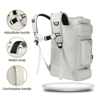 Large Capacity Gym And Travel Backpack With Wet And Dry Separation 4
